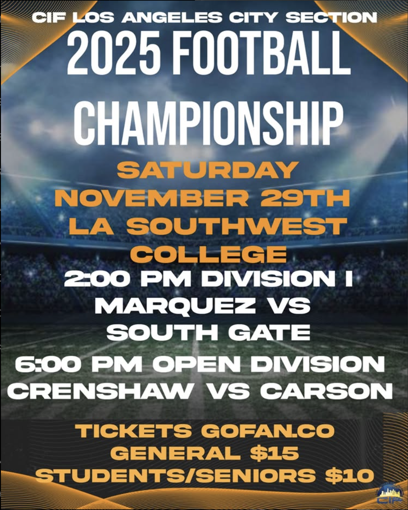 LA CIF City Section Championship Rewatch